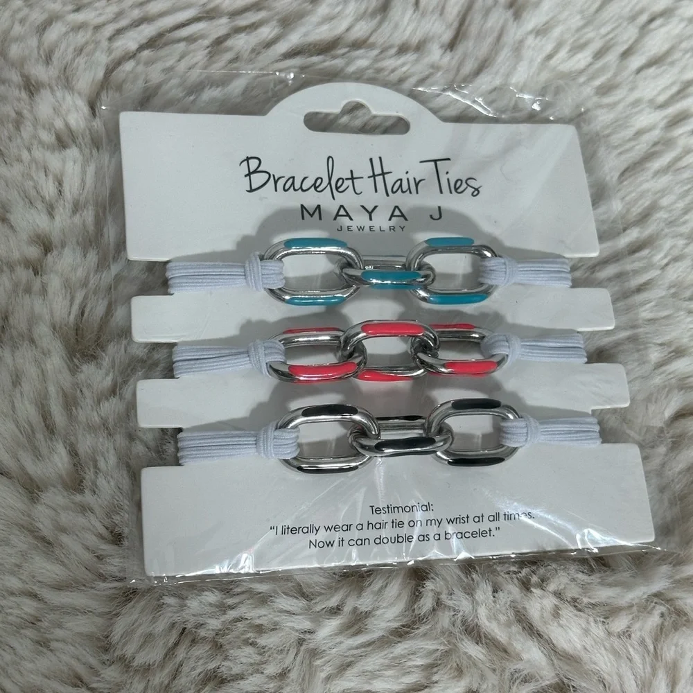 NWT Maya Bracelet Hair Ties pack‎ of 3